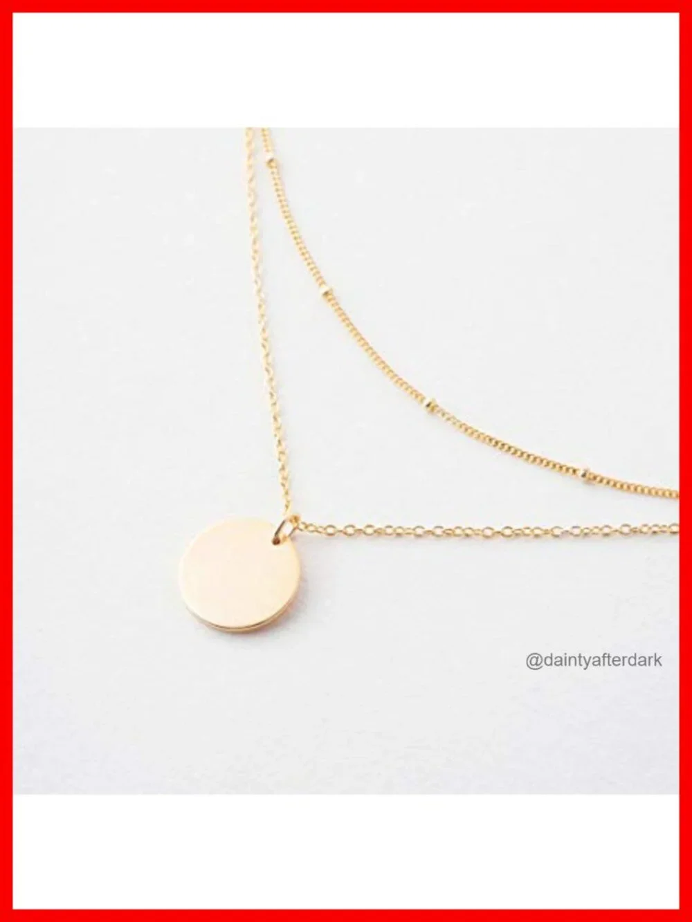 Layered Heart Necklace Pendant 18k Gold Plated Dainty Gold Choker Arrow Bar